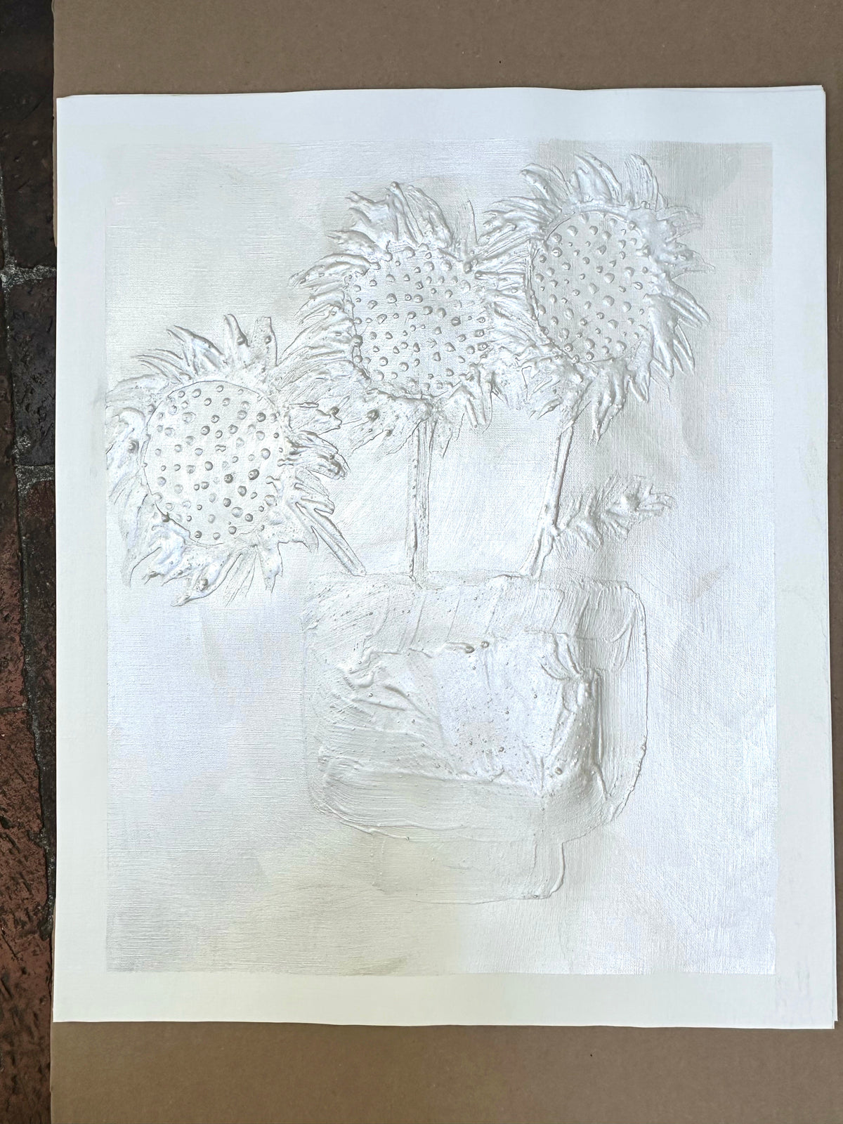 Metallic sunflowers Number 3