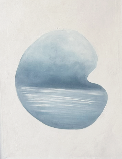 Sea curved coast