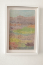 Apollo Peak - Original oil and glitter on Muslin