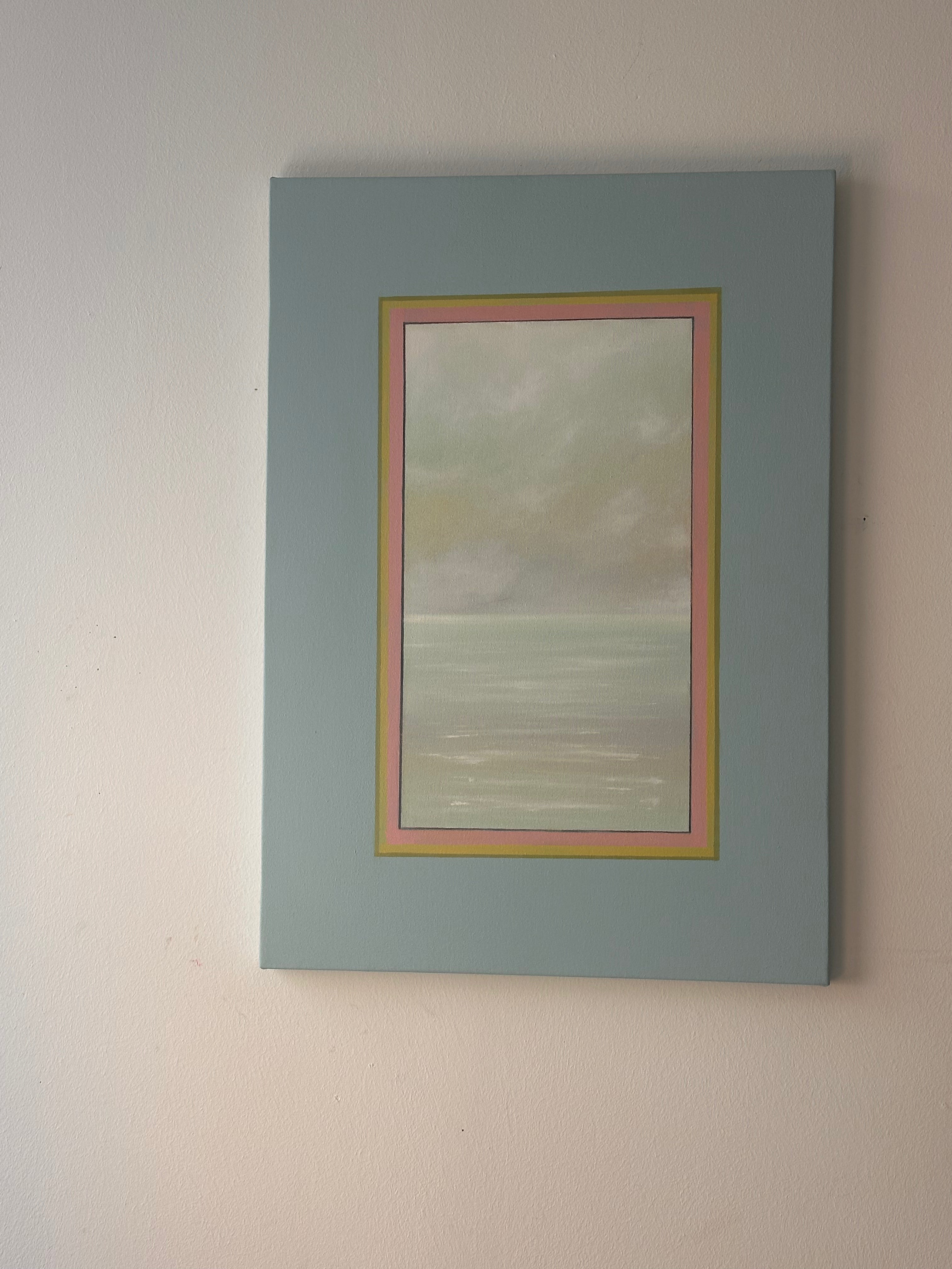 Original Seascape with ice cream colour window