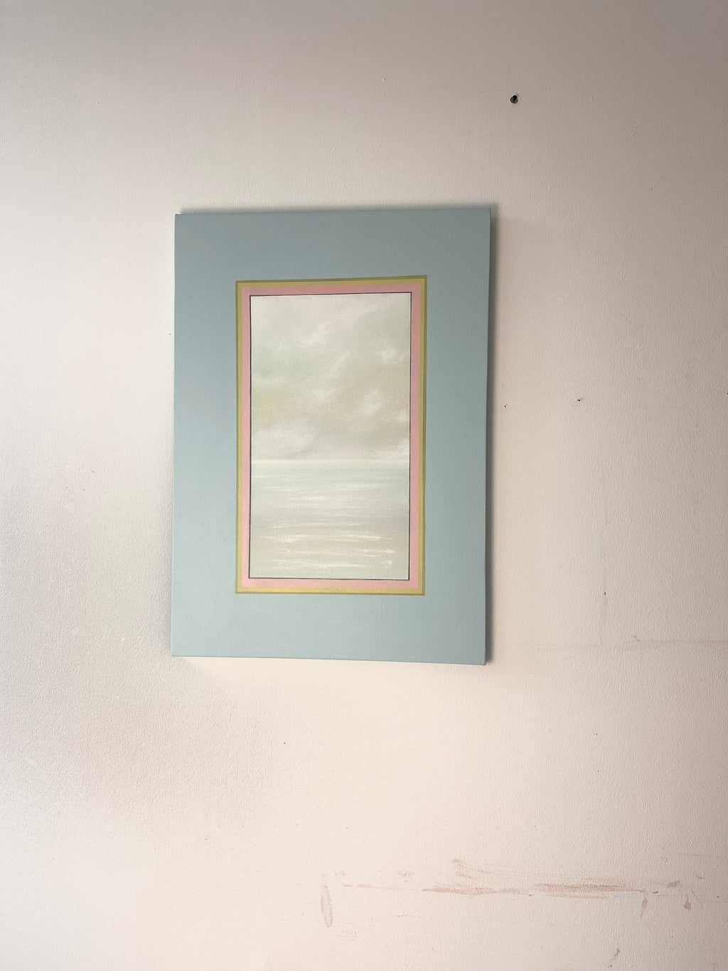 Original Seascape with ice cream colour window