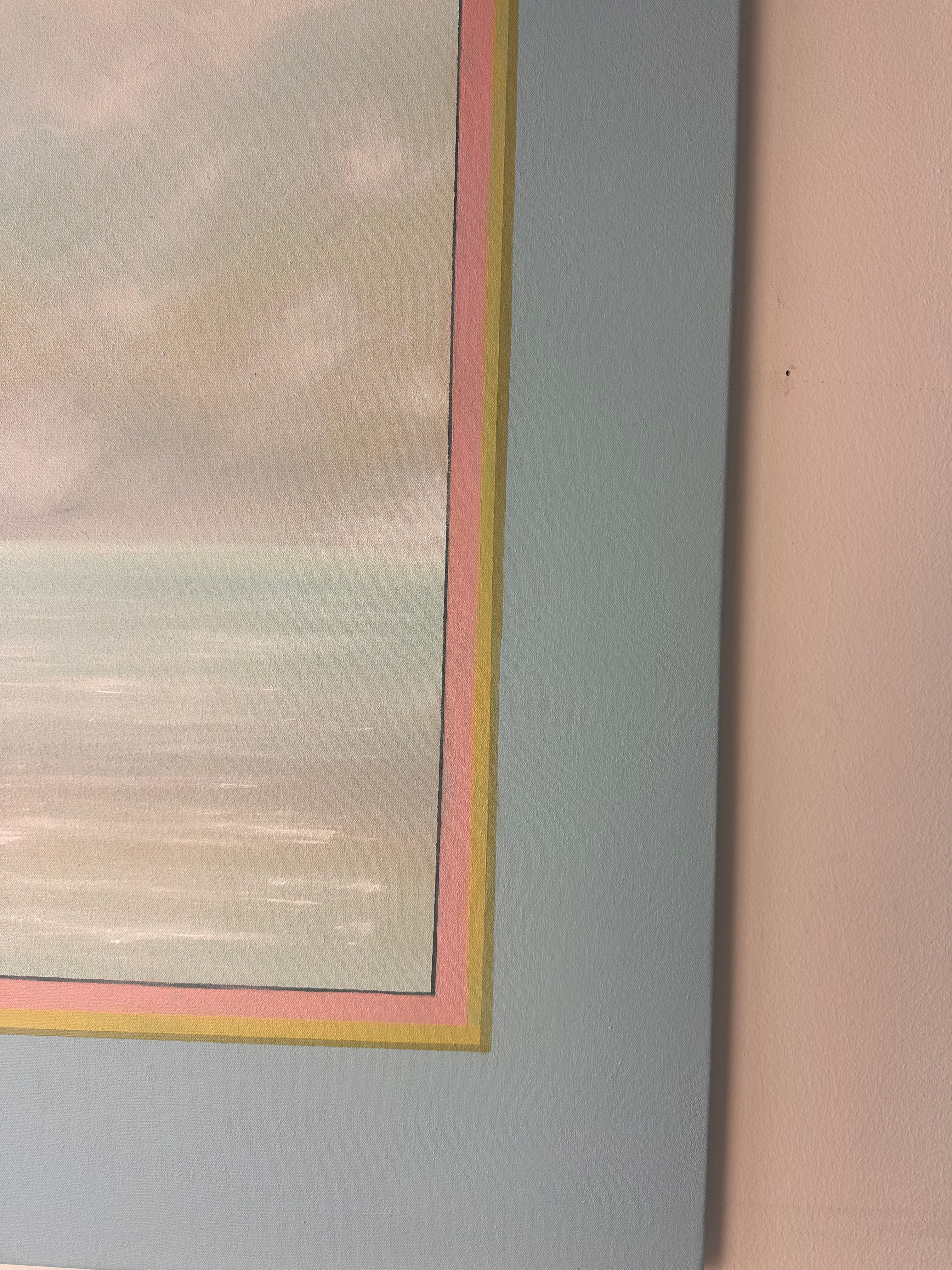 Original Seascape with ice cream colour window