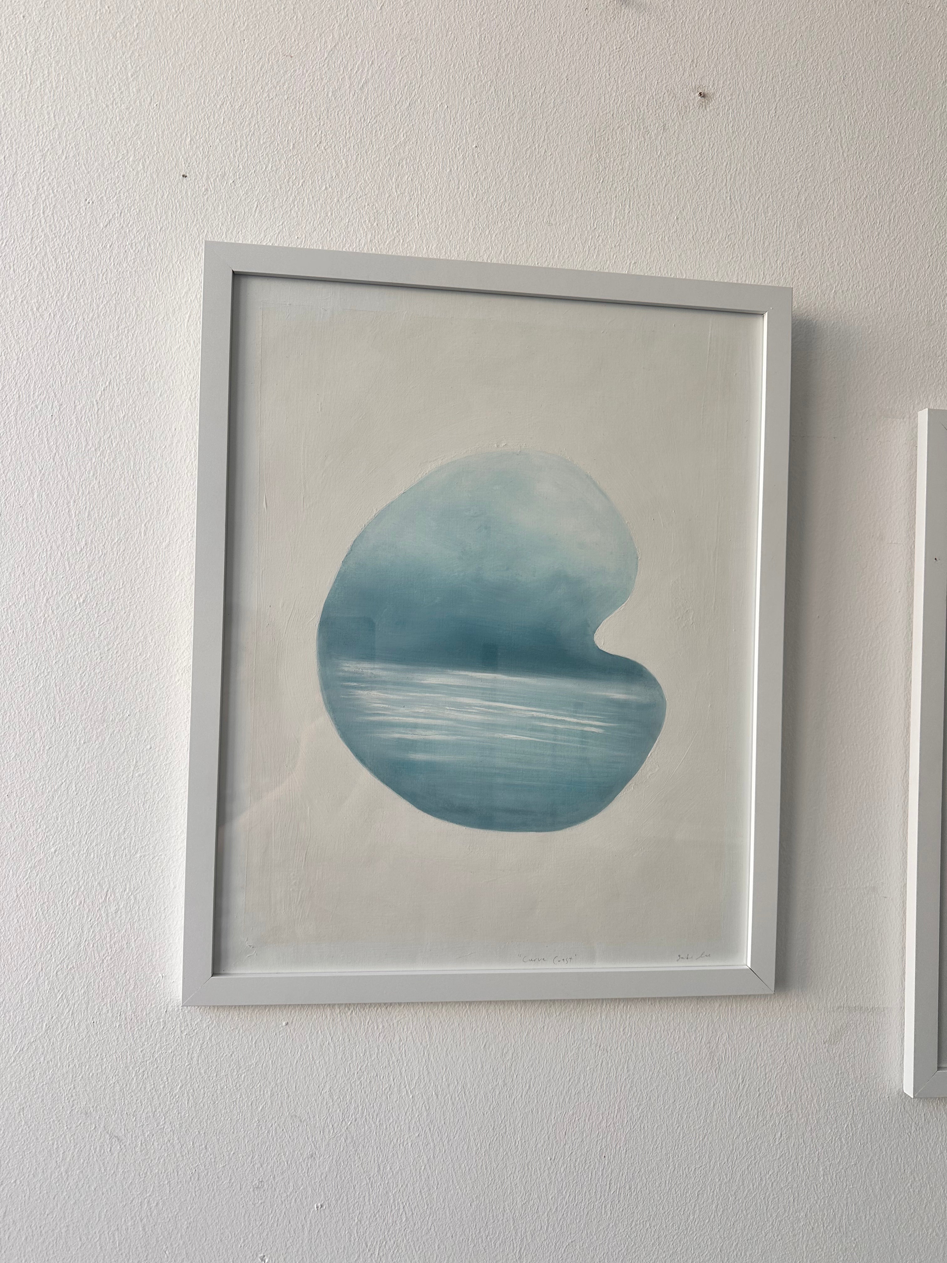 Sea curved coast