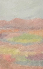 Apollo Peak - Original oil and glitter on Muslin