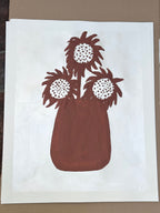 Terracotta Sunflowers Number 6