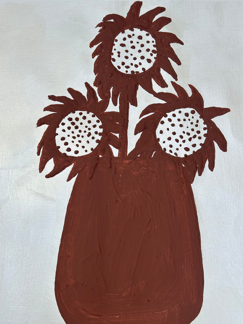 Terracotta Sunflowers Number 6
