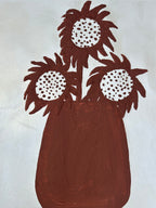 Terracotta Sunflowers Number 6