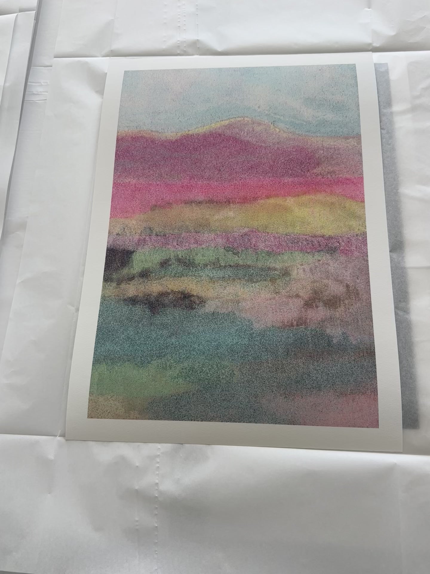 Corridor Mountain - Glitter Mountain Print