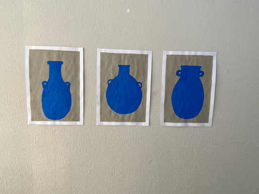 Cobalt Blue Vessels